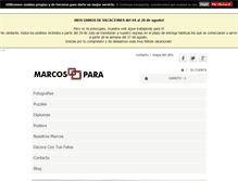 Tablet Screenshot of marcospara.com